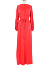 Givenchy Red Jersey Maxi Dress Dress arcadeshops.com