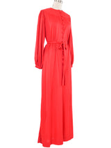 Givenchy Red Jersey Maxi Dress Dress arcadeshops.com