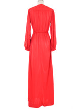 Givenchy Red Jersey Maxi Dress Dress arcadeshops.com