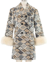 1960s Snowflake Tweed Coat Outerwear arcadeshops.com