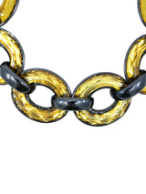 Yves Saint Laurent Amber Link Collar Necklace Jewelry arcadeshops.com