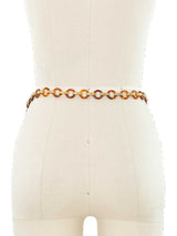 Yves Saint Laurent Tortoise Link Chain Belt Accessory arcadeshops.com
