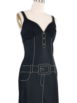 Moschino Trompe L'oeil Belted Dress Dress arcadeshops.com