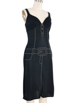Moschino Trompe L'oeil Belted Dress Dress arcadeshops.com