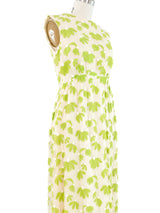 Embroidered Sleeveless Gauze Dress Dress arcadeshops.com