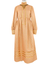 Geoffrey Beene Chainmail Collar Metallic Dress Dress arcadeshops.com