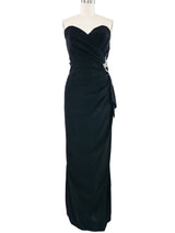 Eugene Alexander Embellished Waist Gown Dress arcadeshops.com