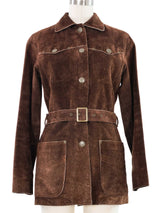 Gaultier Jeans Suede Fringe Jacket Jacket arcadeshops.com