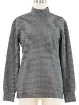 1989 Comme des Garcons Houndstooth Knit Top top arcadeshops.com