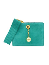 Jean Claude Jitrois Teal Suede Mini Bag Accessory arcadeshops.com