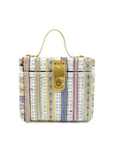 Velvet Stripe Box Bag Accessory arcadeshops.com