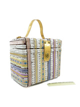 Velvet Stripe Box Bag Accessory arcadeshops.com