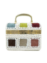 1960s Patchwork Box Bag Accessory arcadeshops.com