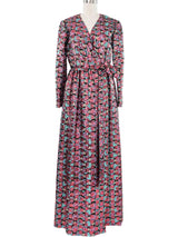 1960s Oscar de la Renta Sequin Wrap Gown Dress arcadeshops.com