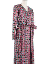 1960s Oscar de la Renta Sequin Wrap Gown Dress arcadeshops.com