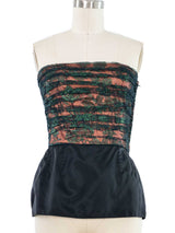 Guy Laroche Lace Overlay Top Top arcadeshops.com