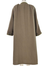 Giorgio Armani Green Tie Front Overcoat Outerwear arcadeshops.com