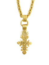 1994 Chanel Cross Pendant Necklace Jewelry arcadeshops.com
