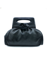 Chanel Black Lambskin Camelia Tote Accessory arcadeshops.com