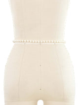 1995 Chanel Pearl Strand Belt Accessory arcadeshops.com
