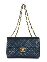 1990s Chanel Quilted Jumbo Half Flap Bag Accessory arcadeshops.com