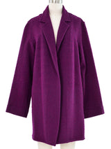 1995 Chanel Plum Tweed Jacket Jacket arcadeshops.com