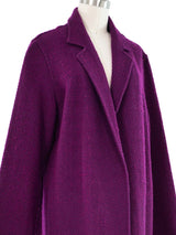 1995 Chanel Plum Tweed Jacket Jacket arcadeshops.com