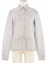 1999 Chanel Silver Mesh Jacket Jacket arcadeshops.com