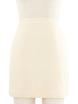1996 Chanel Ivory Tweed Skirt Suit Suit arcadeshops.com