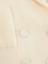 1996 Chanel Ivory Tweed Skirt Suit Suit arcadeshops.com