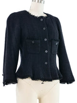 2006 Chanel Black Tweed Jacket Jacket arcadeshops.com