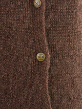 1998 Chanel Brown Mohair Cardigan Top arcadeshops.com
