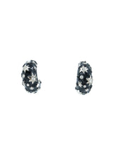 Oscar de la Renta Black Celestial Hoop Earrings Jewelry arcadeshops.com