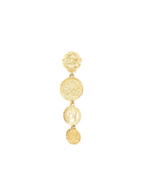Oscar de la Renta Goldtone Coin Earrings Jewelry arcadeshops.com