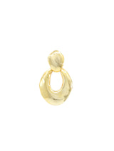 Oscar de la Renta Goldtone Hinged Earrings Jewelry arcadeshops.com