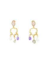 Oscar de la Renta Multi Stone Drop Earrings Jewelry arcadeshops.com