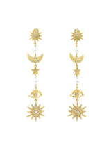 Oscar de la Renta Celestial Drop Earrings Jewelry arcadeshops.com