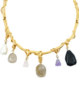 Oscar de la Renta Multi Stone Collar Jewelry arcadeshops.com
