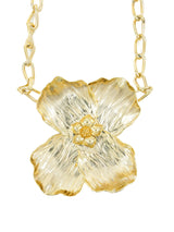 Carolina Herrera Goldtone Poppy Necklace Jewelry arcadeshops.com