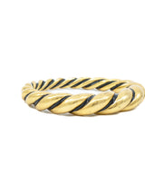 Oscar de la Renta Enameled Twist Bangle Jewelry arcadeshops.com