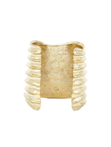 Oscar de la Renta Goldtone Fluted Cuff Jewelry arcadeshops.com