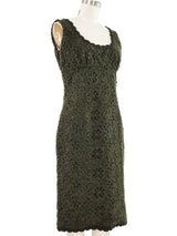 2010 Prada Green Eyelet Dress Dress arcadeshops.com