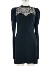 D&G Lace Trimmed Mini Dress Dress arcadeshops.com