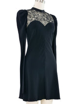 D&G Lace Trimmed Mini Dress Dress arcadeshops.com