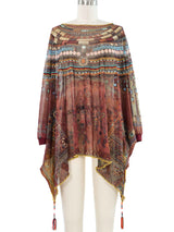 Jean Paul Gaultier Trompe L'Oeil Print Mesh Top Top arcadeshops.com