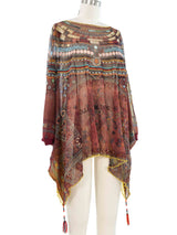 Jean Paul Gaultier Trompe L'Oeil Print Mesh Top Top arcadeshops.com