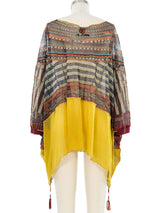 Jean Paul Gaultier Trompe L'Oeil Print Mesh Top Top arcadeshops.com