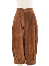 Suede Capri Pants Bottom arcadeshops.com