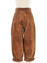 Suede Capri Pants Bottom arcadeshops.com