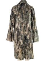 Louis Feraud Patchwork Fur Coat Outerwear arcadeshops.com
